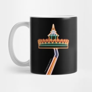 Pagode Neon Art T-Shirt Mug